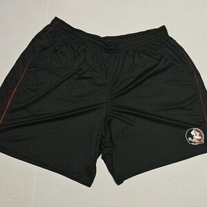 Men's Black and Maroon "FSU" Basketball Shorts